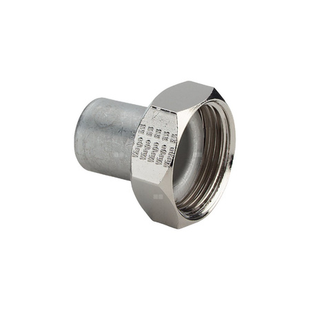 Złącze przyłączeniowe Sanpress VIEGA 2364 dwuczęściowy, stal nierdzewna / stal nierdzewna, 42 mm x 1 3/4'' (kw x gw)