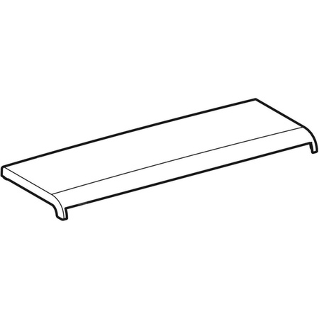 Wypełnienie przycisku uniwersalnego na górze, do Geberit AquaClean Mera: Biały-alpin