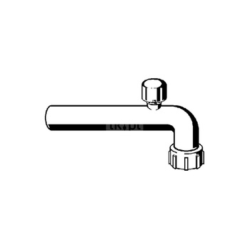 Łuk odpływowy 90 st. tworzywo sztuczne, nr wzoru 7985.01-881 DN1: 40 DN2: 40 L: 220