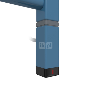 Grzałka TERMA One K30x30, 300W \ Tuba, RAL 5007, kabel spiralny z wtyczką [biały, 2,5m, logo Terma,