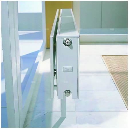 Grzejnik płytowy Kermi®X2® Plan-V typ 12 705x66x2305 biały,10 bar, zaworowy prawy, z osłonami