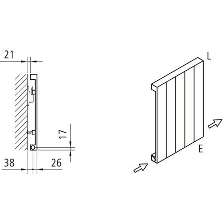 Grzejnik płytowy typ 10 KERMI HVN wym. 1000 x 350 mm, kolor biały, moc 350 W