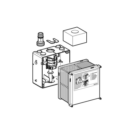 Nypel przyłączeniowy Geberit wygięty, do zaworu spłukującego do pisuarów
