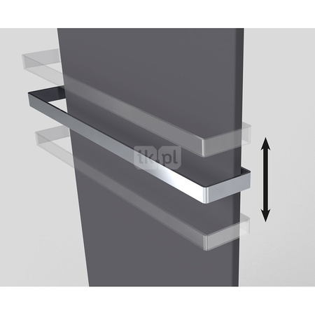 Grzejnik płytowy ZEHNDER Fina Lean Bar, wym. 1800/600mm, kolor biały RAL9016, moc 1008W