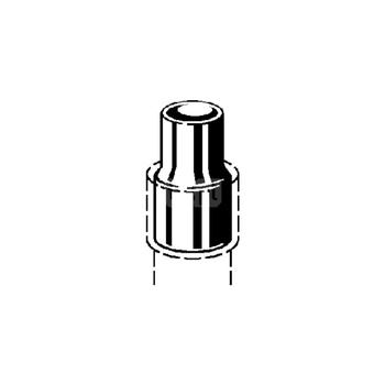 Złącze VIEGA 95243 redukcja jednoczęściowy, Cu / Cu, 88,9 mm x 54 mm (kw x gw), 96 mm