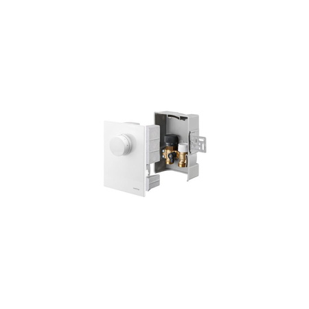 Unibox T-RTL, regulator temperatury pomieszczenia i ogranicznik temperatury powrotu, z termostatem Uni FHU, z maskownicą z tworz