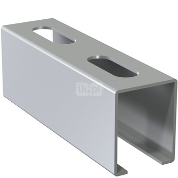 Szyna montażowa NICZUK SZX, gr. 1.25 mm, dł. 4000 mm, stal nierdzewna (ocynk galwaniczny)