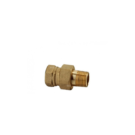 Złączka (śrubunek) prosta śrutowana (wersja długa) VALVEX Twist, 3/8 (GZ x GW)