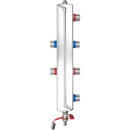 Rozdzielacz do instalacji c.o. AFRISO BBM 870 GZ 1'', 2-obieg. GZ 3/4'', max. 35 kW