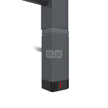 Grzałka TERMA One D30x40 Prawy, 400W \ Tuba, GRANITE, kabel spiralny z wtyczką [czarny, 2,5m, logo T