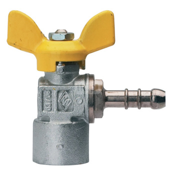 Kurek kulowy z końcówką na wąż proste i kątowe do wody ART.9024 GWINT W 1/2X14