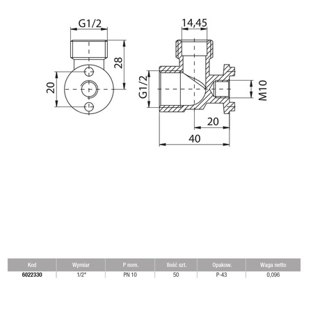 Kolano ustalone 90' VALVEX V-Pex, mosiądz, 1/2'' (GW x GZ)
