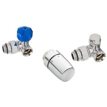 Zawór powrotny C.O. QIK Lewy kątowy gz / gz 1/2 cala (15) x 3/4"