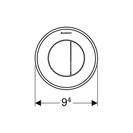 Uniwersalna skrzynka montażowa Geberit z obudową ochronną, do zdalnego uruchamiania spłukiwania typy 01 i 10