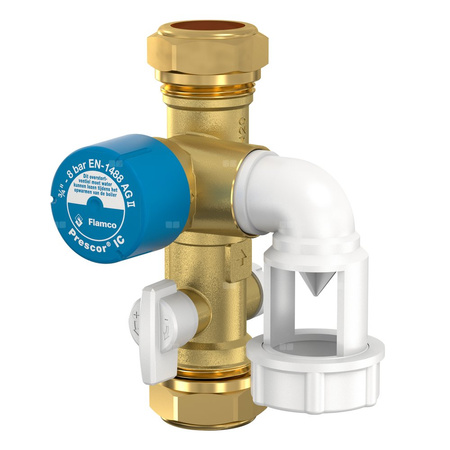 Zespół przyłączeniowy FLAMCO MEIBES pierścień zaciskowy 3/4''