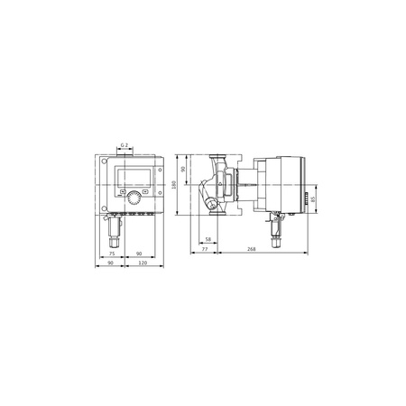 Pompa obiegowa Wilo-Stratos MAXO 30/0,5-10 PN10 inteligentna, bezdławnicowa z 5-cio letnią gwarancją producenta z przyłączem gwintowym, silnikiem EC, funkcją Dynamic Adapt Plus, elektronicznym dopasowaniem wydajności oraz funkcją sterowania z BMS.