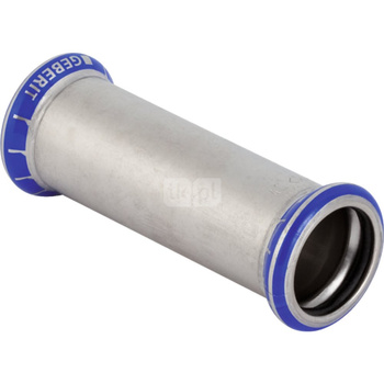 Mufa GEBERIT Mapress Edelstahl przesuwna, stal nierdzewna, 54 mm, DN 50 x 54 mm x DN 50 (mufa zaprasowywana x mufa zaprasowywana), (głębokość: 30 mm) z uszczelką
