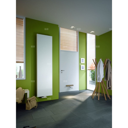 Grzejnik płytowy typ 22 KERMI X2 Verteo Plan, boczna osłona wym. 2400 x 700 mm, kolor biały, moc 3084 W