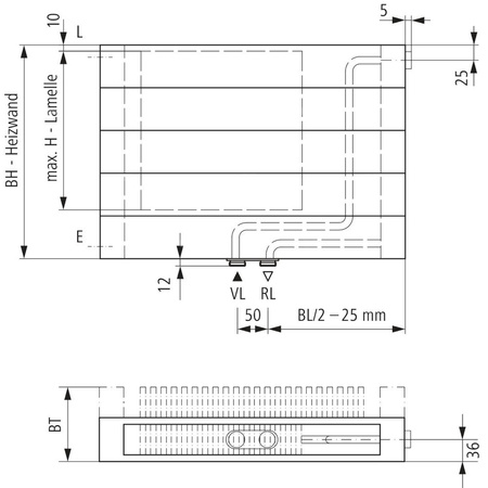 Grzejnik płytowy typ 21 KERMI V-HHV QN2948(R), z osłoną wym. 840 x 2000 mm, kolor biały, moc 2948 W
