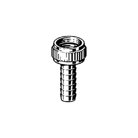 Złącze do podłączenia węża VIEGA 1811 mosiądz chrom Gwint wewnętrzny 1/2'' (uszczelnienie czołowe)