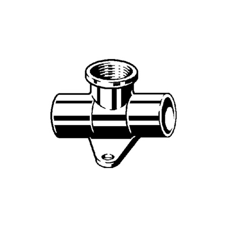 Trójnik VIEGA 94490G brąz 22 mm x 1/2'' x 22 mm (lw x gw x lw)