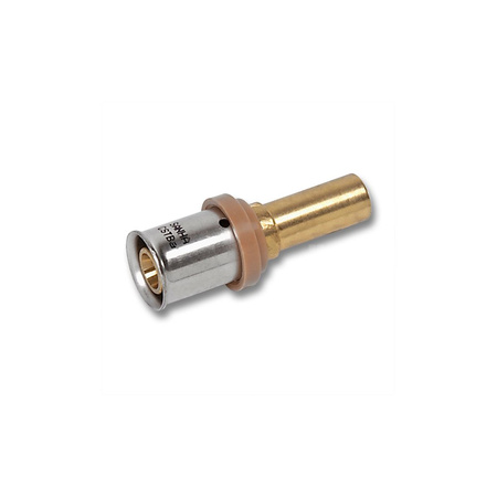 Mufa SANHA 3fit Press trzyczęściowy, mosiądz, 20 mm x 18 mm (zz x ww)