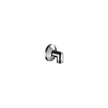 Kolanko przyłączeniowe ścienne standardowe długa rozeta, ASAG, 1/2" chrom