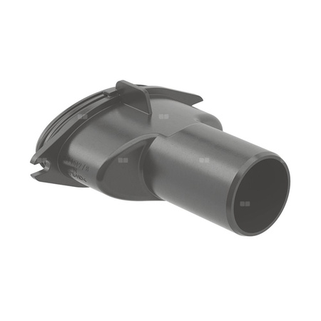 Króciec przyłączeniowy Geberit d50, do wpustu podłogowego Varino 13 x 13 cm: Czarny