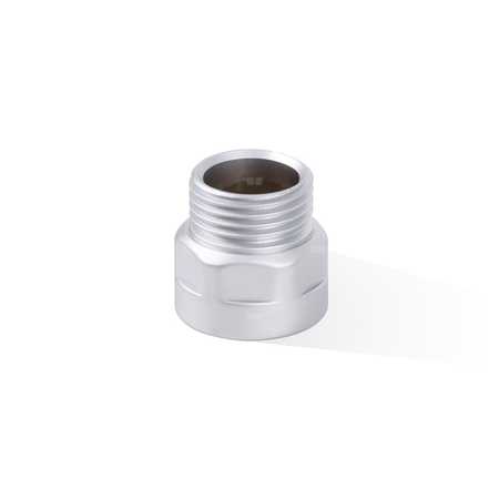 Nakrętka dystansowa PO, GW 1/2"-GZ 1/2", Satyna, (A46100R)