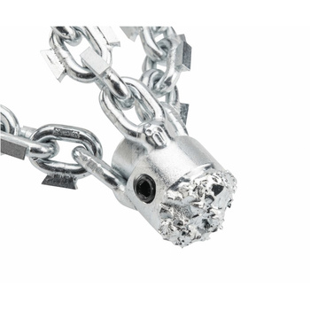 Wybijak łańcuchowy FlexShaft K9-204 4" penetrujący do rur o średnicy 4" (100 mm), potrójny łańcuch