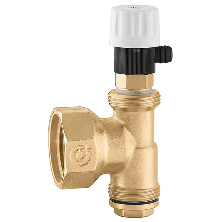 Zakończenie rozdzielacza 1"GW. Z ręcznym odpowietrznikiem.