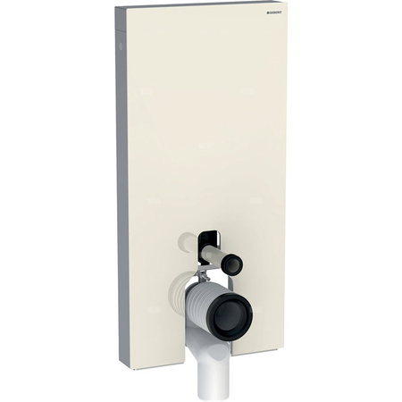 Moduł sanitarny do WC stojącego GEBERIT Monolith, 1010 mm x 480 mm x 106 mm, front: sand, bok: aluminium
