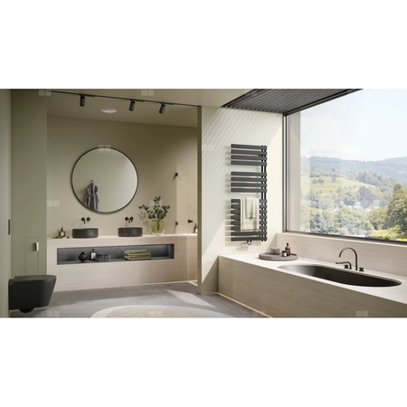 Grzejnik Grzej. Kermi®Credo®Half®flat 1400x450x37, RAL 9016, lewy