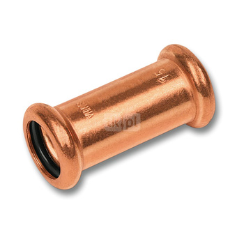 Mufa SANHA Press Solar przesuwna, miedź, 108 mm (zw x zw)