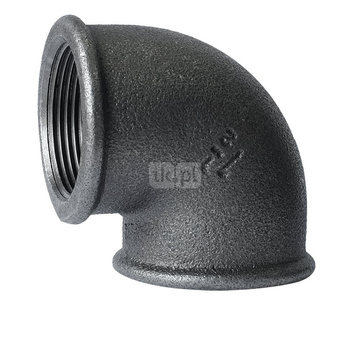 Kolano nakrętne czarne 3/4'' A1 STRONG