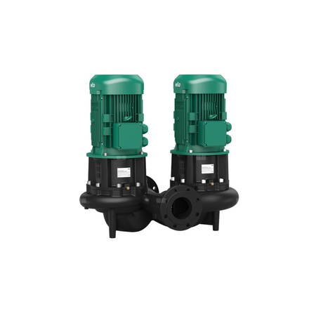 Pompa obiegowa WILO CronoTwin-DL 50/170-5,5/2-S1 typu in-line z silnikiem znormalizowanym 50 Hz, moc silnika 5.5kW 9.9 A 2900 obr/min, wlot Kołnierz DN 50