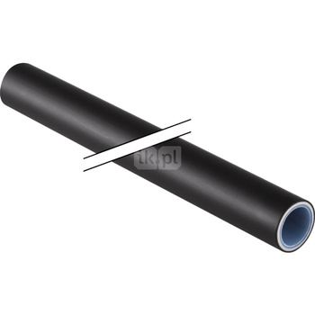 Rura PE-RT II/AL/PE-RT II GEBERIT Mepla 20 mm x 2.5 mm, izolacja kolor czarny - sztanga 5m wielowarstwowa gładka
