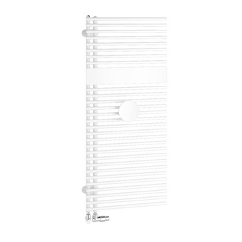 Grzejnik Kermi®Credo®Half®round 1800x450x46, RAL9016/srebro bł.,prawa strona