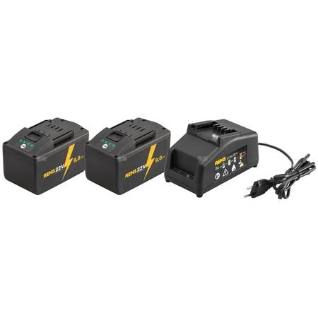 REMS Power-Pack 22 V 9,0 Ah + 9,0 Ah + 90 W