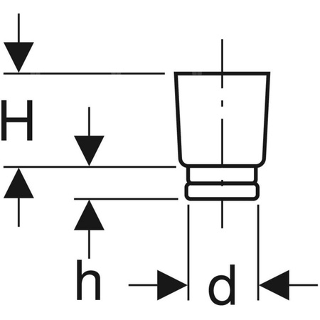 Zaślepka rury spustowej d44,6