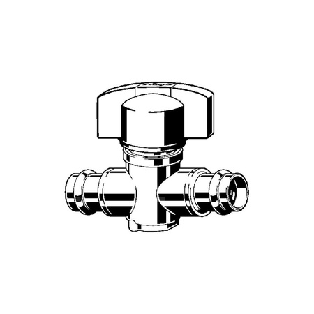Zawór wodny VIEGA 2278 zz 22 mm x zz 22 mm