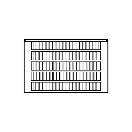 Konwektor Kermi Kon m. Str. Typ55 BH140x316x1600mm QN2874, weiß, 6bar, o. Abd., AB Uni.