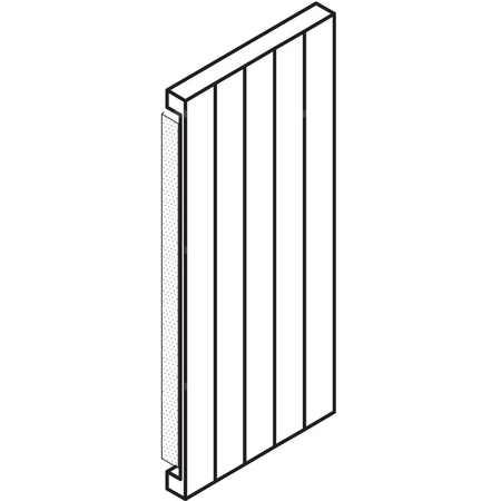 Grzejnik płytowy typ 11 KERMI V-HVV wym. 2200 x 490 mm, kolor biały, moc 1432 W