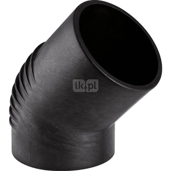 Kolano 45' GEBERIT Silent-db20, PE / polietylen, 110 mm, DN 100 x 110 mm x DN 100 (króciec)