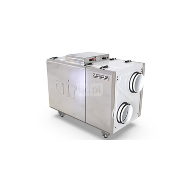 Centrala wentylacyjna DRX PLUS 500 V o wydajności 500m3/h z kompletem mocowań ściennych, wyświetlacz dotykowy 5"