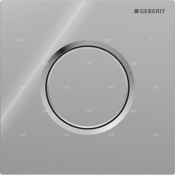 Przycisk uruchamiający Geberit typ 01 do systemu spłukiwania pisuarów z pneumatycznym uruchamianiem spłukiwania, okrągły: Chrom błyszczący