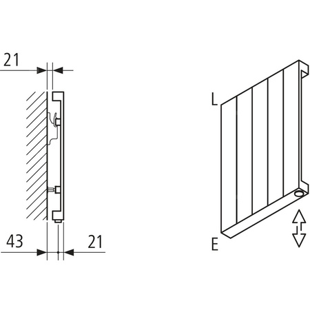 Grzejnik płytowy typ 10 KERMI HVN wym. 1600 x 700 mm, kolor biały, moc 1069 W