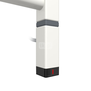 Grzałka TERMA One K30x30, 600W Tuba, RAL 9016 Soft, kabel prosty z wtyczką [biały, 1,5m, logo Terma, instr. TERMA]