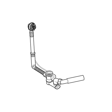 Kolano przyłączeniowe Geberit z nakrętką z PE: d=40-50mm