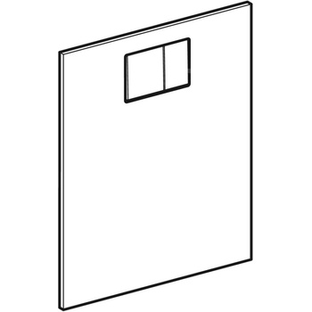 Płyta ozdobna AqC 8/8000+/Sela/Mera, górna, szkło czarne